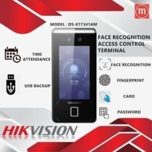 DS-K1T341AMF HIKVISION face recognition touch screen access timesheet machine